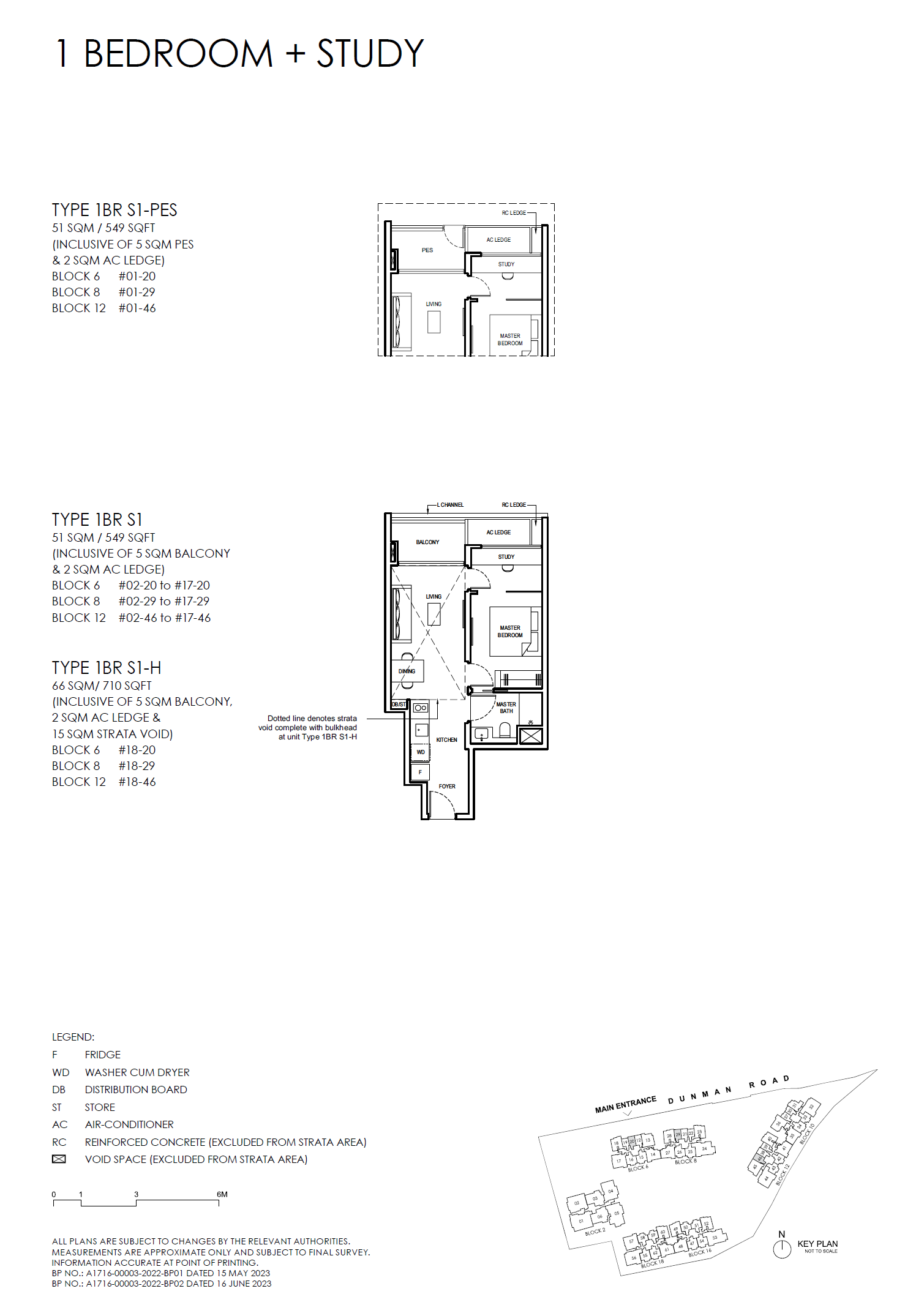 Grand Dunman 1 Bedroom Floor Plan 5